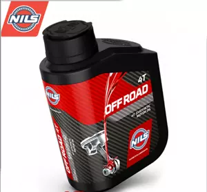 OLIO MOTORE NILS 10W50 100% SINTETICO OFF ROAD MOTO CROSS ENDURO 4T 053863 - Foto 1 di 1