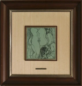 ZANCANARO TONE silkscreen on silver numbered in frame - no guttuso box - Picture 1 of 7