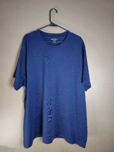 Eddie Bauer T Shirt Men’s Size XXXL Blue Crewneck Short Sleeve Basic Casual - Picture 1 of 13