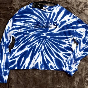 St Louis Blues Sweatshirt Damen Large Batik Baumwolle Kleidung von Erin Andrews NHL - Bild 1 von 8