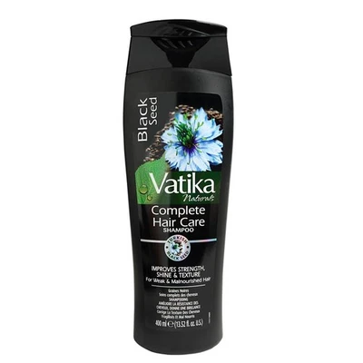 Champú Vatika Naturals Turco Negro Semilla Fuerza y Brillo - Cabello débil y opaco Foto 1 de 4