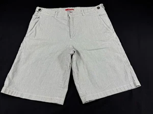 ✅Prada Pantalones Cortos Náuticos a Rayas ✅Talla 50 ✅ Rayas Grises ✅Ver Fotos - Imagen 1 de 22