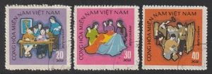1971 Vietnam Việt Cộng Stamps National Liberation Front Scott # 39-41 Used NH - Picture 1 of 1
