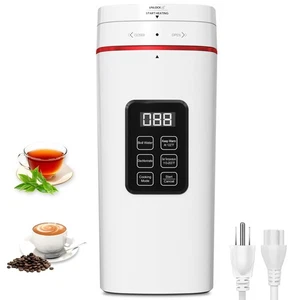 Travel Electric Kettle Portable 304 Stainless Steel LED Display Temperature A... - Picture 1 of 8