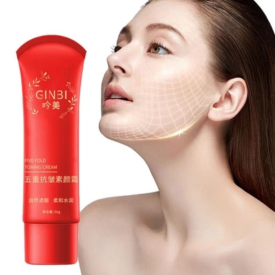 Fünffache Tonisierungscreme Anti Falten Creme Natürliche Schönheit Nake.d H8... - Bild 1 von 4