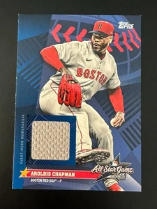 2025 Topps Update AROLDIS CHAPMAN All Star Stiches Relic AS-AC RED SOX - Picture 1 of 2