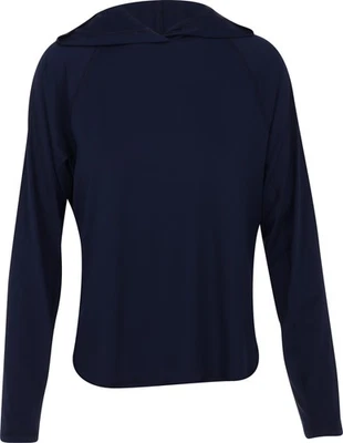 Sudadera con capucha de golf Puma YOU V Brrr azul marino profundo ropa exterior para mujer Foto 1 de 3