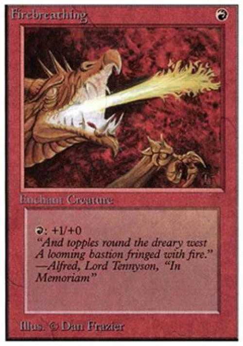 Firebreathing - Medium Play MTG Unlimited - Image 1 of 1