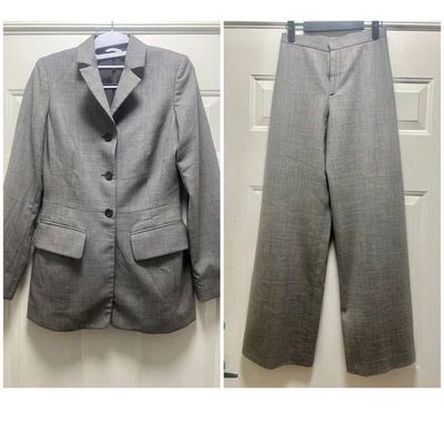 Traje de Lana Barney’s New York Mujer Talla 4 Gusto Lujo Humor Italia Pantalones Blazer  Foto 1 de 4