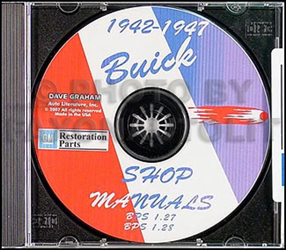 1942 1946 1947 Buick Tienda Manual On CD Especial Super Roadmaster Siglo Limited - Imagen 1 de 1