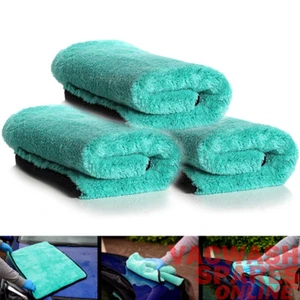 AQUA DRYING TOWEL 50X70CM 1200GSM PLUSH THICK SOFT PILE -DELUXE MICROFIBRE TOWEL - Picture 1 of 4