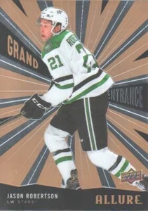 2020-21 Upper Deck Allure Hockey Grand Entrance #GE12 Jason Robertson - Picture 1 of 2
