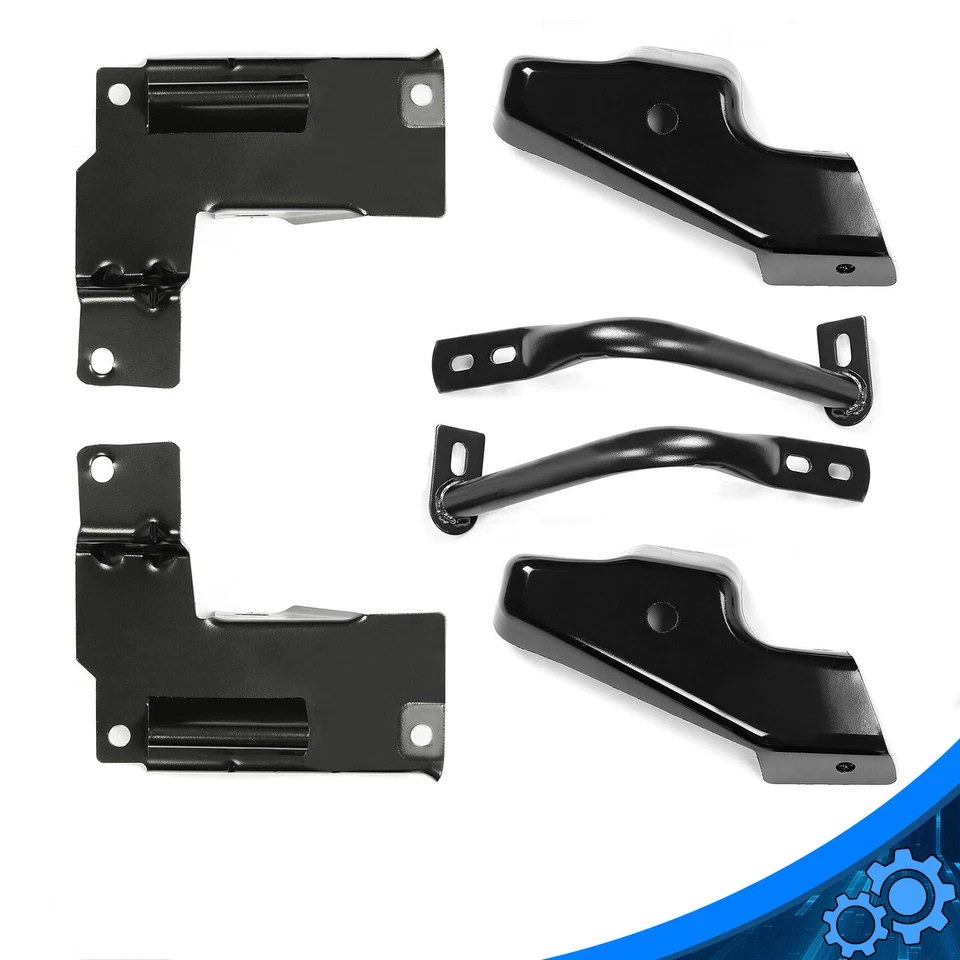 For Chevrolet Silverado 1999-2007 Front Bumper Mounting Brackets Powder Coated - Image 1 of 1