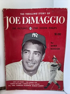 1950 The Thrilling Story of JOE DIMAGGIO New York Yankees first edition- Schoor - Image 1 of 4