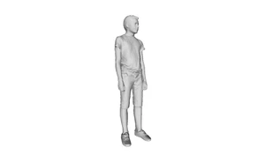 Printle C Kid 026--Teenage Boy Standing Casual Figure for Dioramas Train Sets - Picture 1 of 11