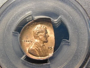 Lincoln cent PCGS MS 64 RB 195X broadstruck out of collar 32% straight end clip - Picture 1 of 12