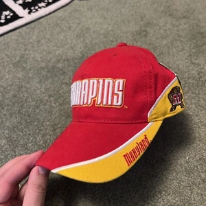 Youth Maryland Terrapins Embroidered UMD College Starter Hat Adjustable Strap - Picture 1 of 5