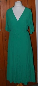 BNWT, New Look, Ladies, Green, Wrap, Party, Casual, Dress size 18 (46) - Picture 1 of 6