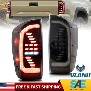 VLAND LED Tail lights for Toyota Tacoma 2016-2021 Sequential Red Turn Signal - Picture 1 of 12