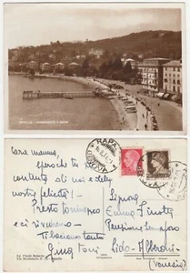 RAPALLO - GENOA - SEA WALK - TRAVEL 1939 -20724- - Picture 1 of 1