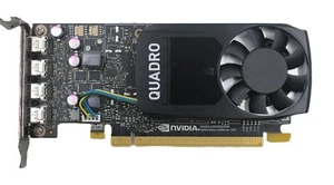 Nvidia Quadro P1000 4GB GDDR5 4x Mini DP HP 919987-001 LOW PROFILE - Picture 1 of 3