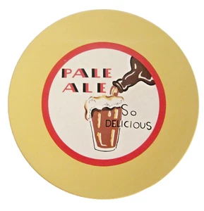 Vintage Pottery Barn Beer Series Ceramic Plate Pale Ale - Picture 1 of 3