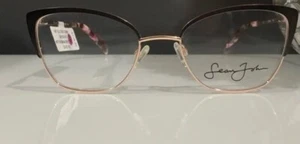 Sean John SJLO 6015 210 Matte Brown Shiny Rose Gold Eyeglass Frames 53 20 140 - Picture 1 of 2