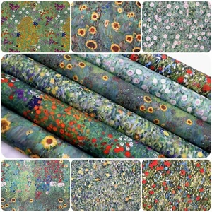 GUSTAV KLIMT OUTDOOR FABRIC for Furniture Cushions UV Resistant Waterproof - Picture 1 of 19
