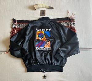 90s Tour Jacket XL Made USA Drug Alcohol Zuni Teen Prevention Native American - Picture 1 of 15