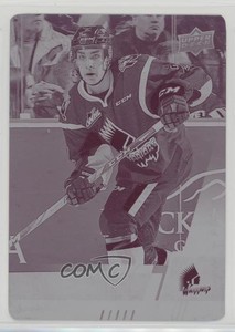 2017-18 Upper Deck CHL Printing Plate Magenta 1/1 Josh Brook #154 0c3