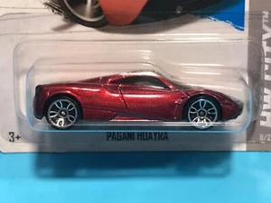Hot Wheels PAGANI HUAYRA Metalflake Red HW City Street Power Carded - Picture 1 of 7