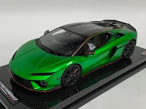 1/18 MR Collection Lamborghini Temerario in Mercurio Green Carbon Base IN STOCK - Picture 1 of 8