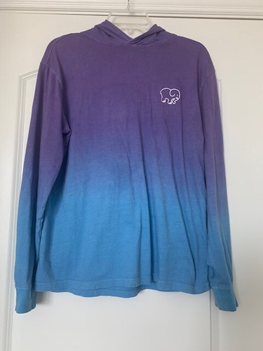 OFF WHITE Felpa con cappuccio leggera 100% cotone avorio Ella Ombre usata in ottime condizioni Small