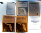 Lot de 6 publications vintage US Florida Geological Survey TALLAHASSEE eaux usées