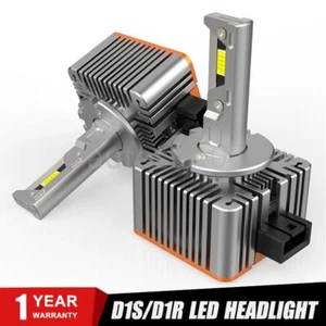 2PCS D1C/D1R/D1S 6000K White LED Headlight SET Replacement HID Xenon Light Bulbs - Picture 1 of 9