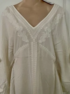 Womens SUNSHINE 79 Extra Large White Cover Up XL Beach Dress Top 1X $152 NWT - Picture 1 of 10