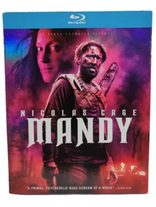 Mandy (Nicolas Cage) Blu-Ray Good Condition w/ slipcover A NTSC HORROR - Picture 1 of 4