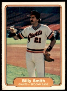 1982 Fleer Billy Smith . San Francisco Giants #400 - Picture 1 of 2