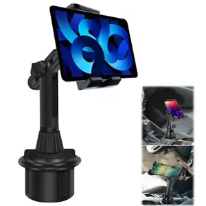 Universal Car Mount Car Cup Holder Phone Stand For 4.7-12.9" iPhone iPad Tablet - Picture 1 of 15