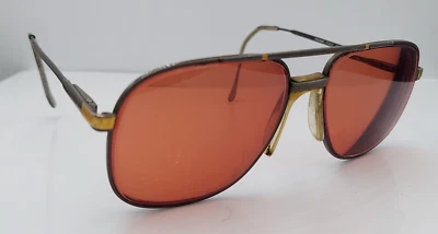 Vintage Jack Nicklaus Masters Gray Pilot Metal Sunglasses Italy FRAMES ONLY - Изображение 1 из 4