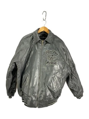 ROCAWEAR Stadium Jacket/XL/Leather/Grey Used - Image 1 of 4