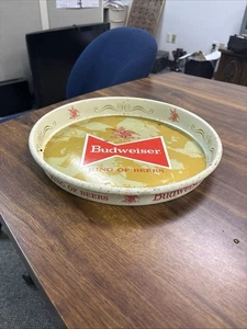 Budweiser King Of Beers Metal Beer Serving Tray 13" (used) - Picture 1 of 1