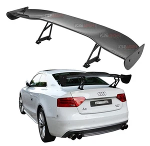 GT Style Weather proof 57" Real Carbon Fiber Rear adjustable Spoiler Wing C3 - Picture 1 of 9