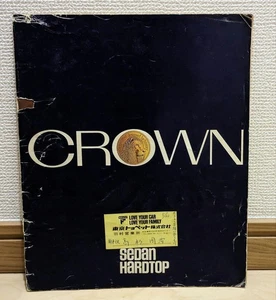 Toyota Crown 1973 Car Catalog Used Good Condition Japanese Manual - Imagen 1 de 5