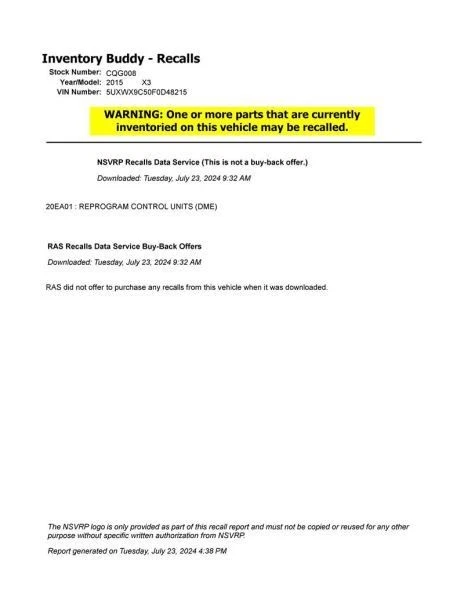 Alternador 210 Amp Se Adapta 12-18 BMW 320i 10638834 Foto 1 de 4