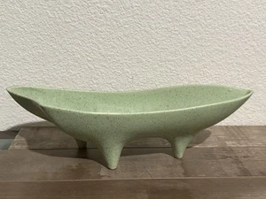 Vintage Mid Century Modern Stanford Sebring Green Celadon Freedom Ceramic Bowl - Picture 1 of 9