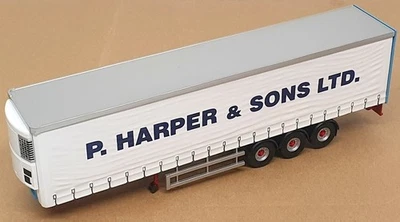 Corgi 1/50 Scale CC15006 - R. Harper & Sons Ltd. Fridge Curtainside TRAILER ONLY - Image 1 of 4