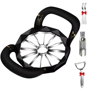 Apple Slicer,12-Slices Stainless Steel Cutter,Heavy Duty Stainless Steel Appl... - Picture 1 of 6