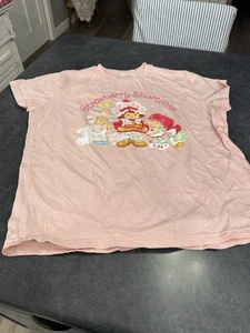 Kawaii Fresa Shortcake Rosa Camiseta Talla Mediana Cottagecore Lolita  - Imagen 1 de 4