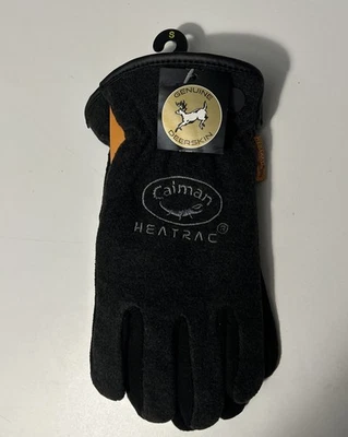 Guante de invierno pequeño polar aislado Heatrac piel de ciervo Caiman 2395-3 Foto 1 de 4